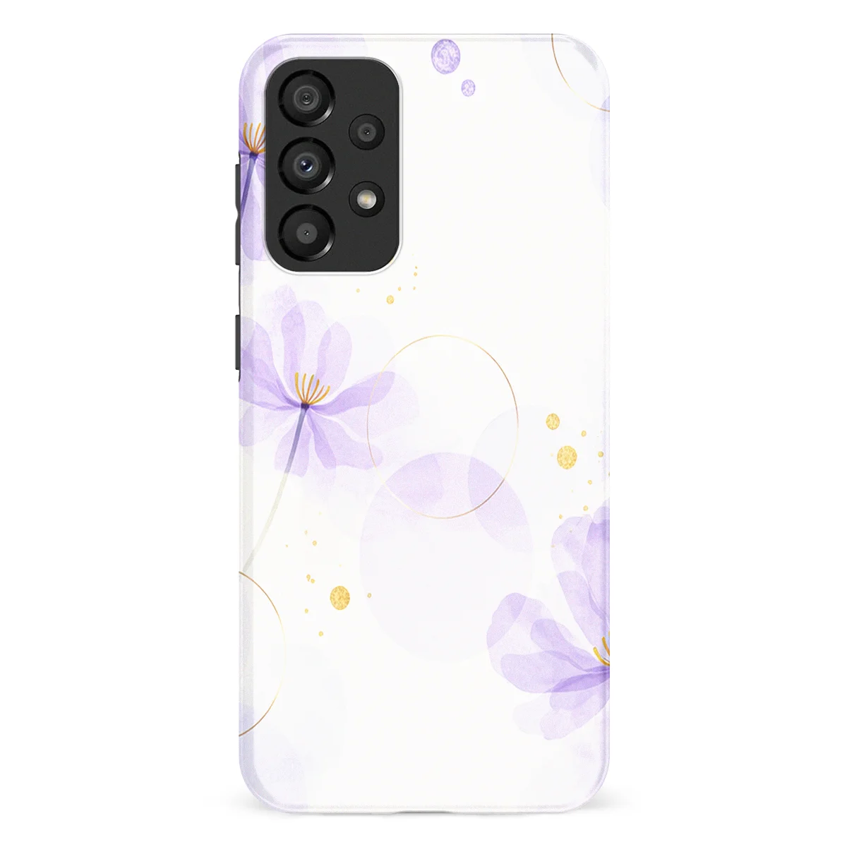 Bloom Collection - Lavender Petals - Purple/Multicolor case for Galaxy A53 - Image 1