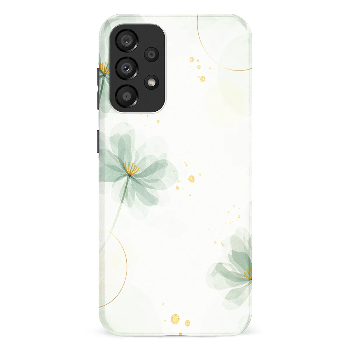 Bloom Collection - Soft Sage Floral - Green/White/Multicolor case for Galaxy A53 - Image 1
