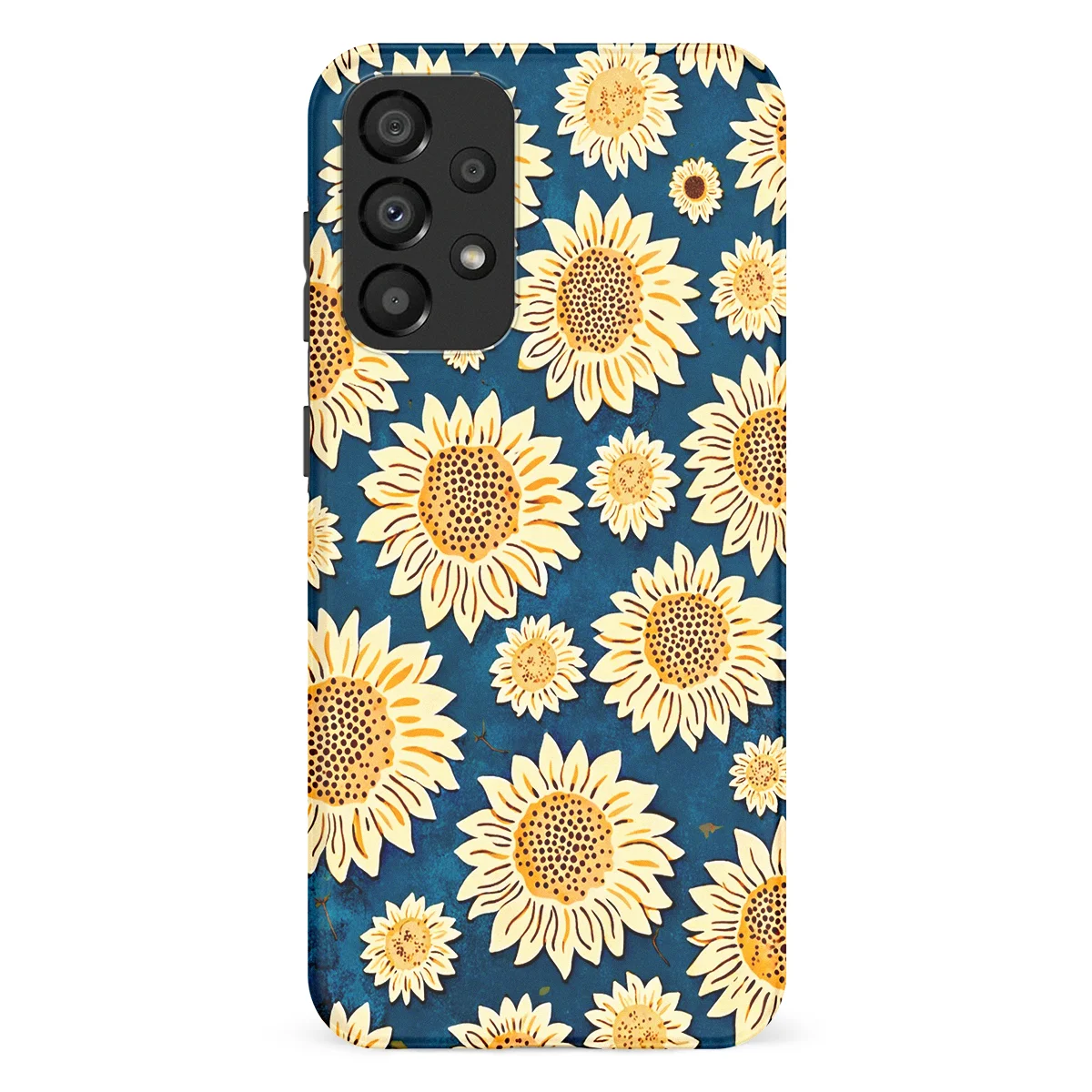 Bloom Collection - Sunflower Sky - Blue/Yellow/Multicolor case for Galaxy A53 - Image 1