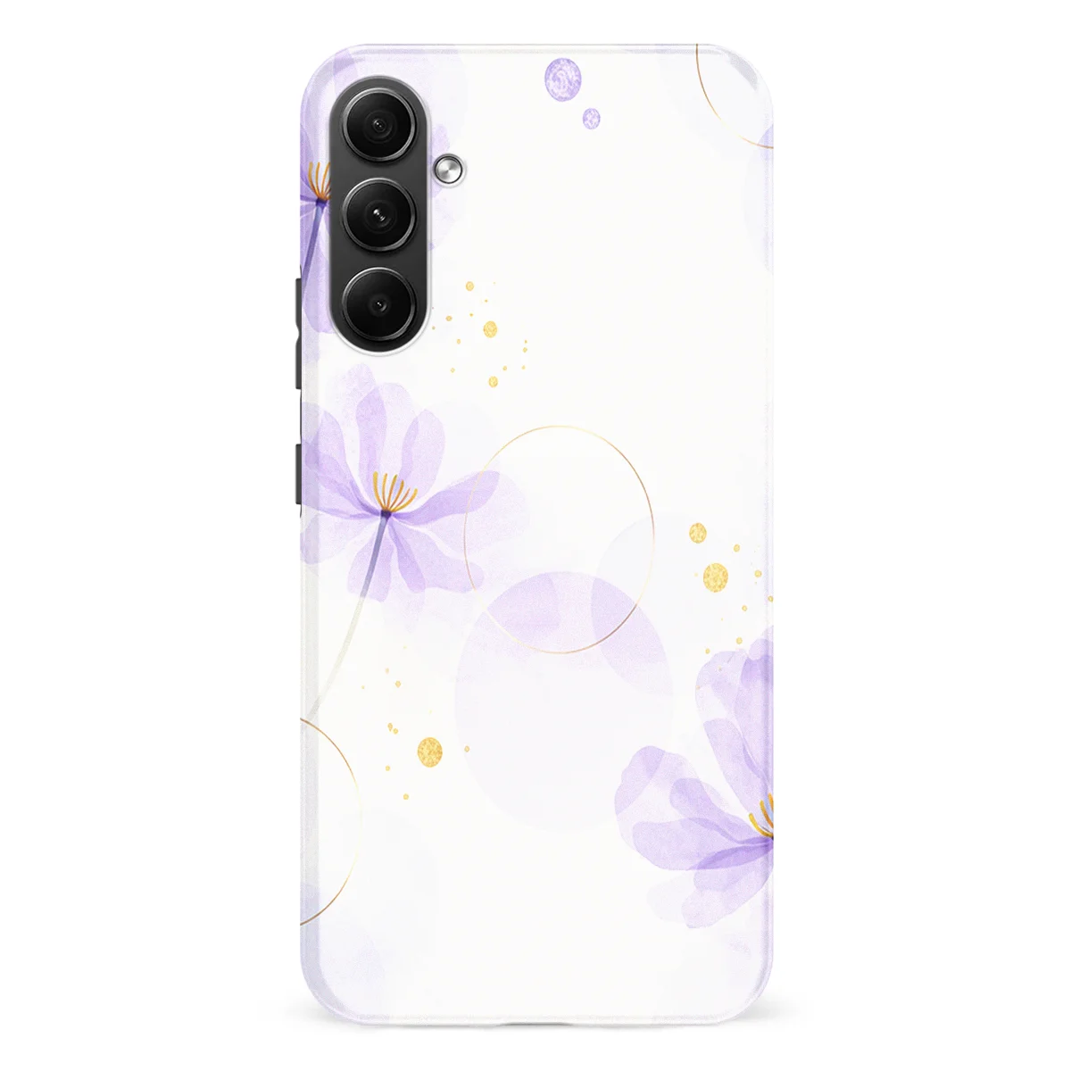 Bloom Collection - Lavender Petals - Purple/Multicolor case for Galaxy A54 - Image 1