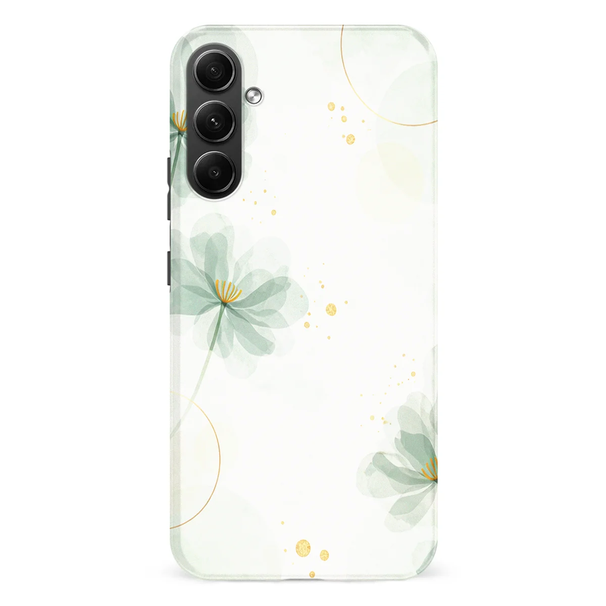 Bloom Collection - Soft Sage Floral - Green/White/Multicolor case for Galaxy A54 - Image 1