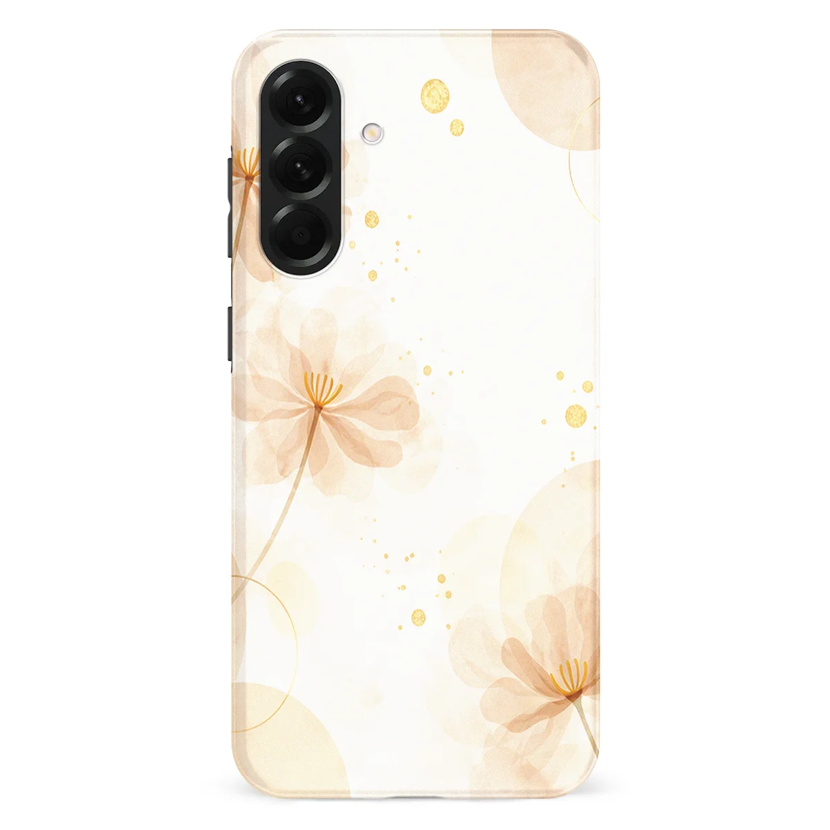 Bloom Collection - Golden Blush - Beige/White/Multicolor case for Galaxy A56 - Image 1