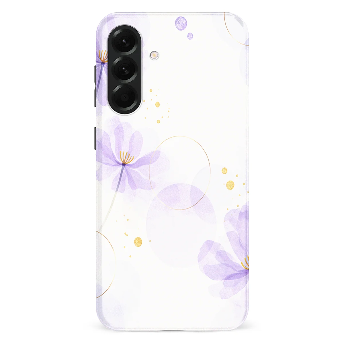 Bloom Collection - Lavender Petals - Purple/Multicolor case for Galaxy A56 - Image 1