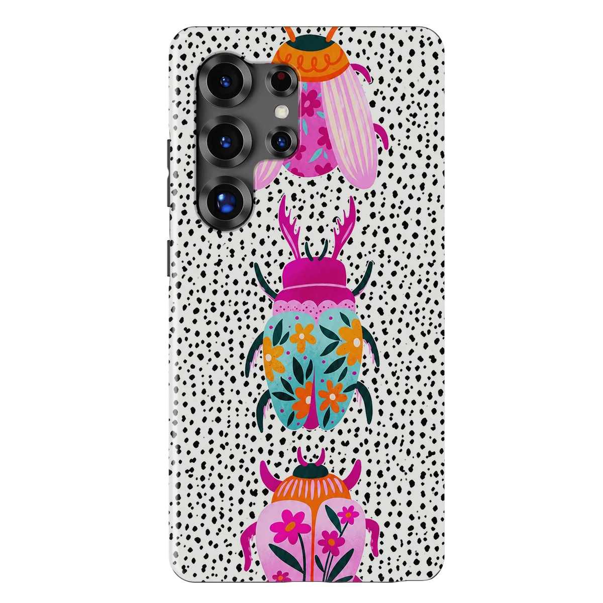 Bugs Life - Beetle Bloom - Black/White/Multicolor case for Galaxy S25 Ultra - Image 1