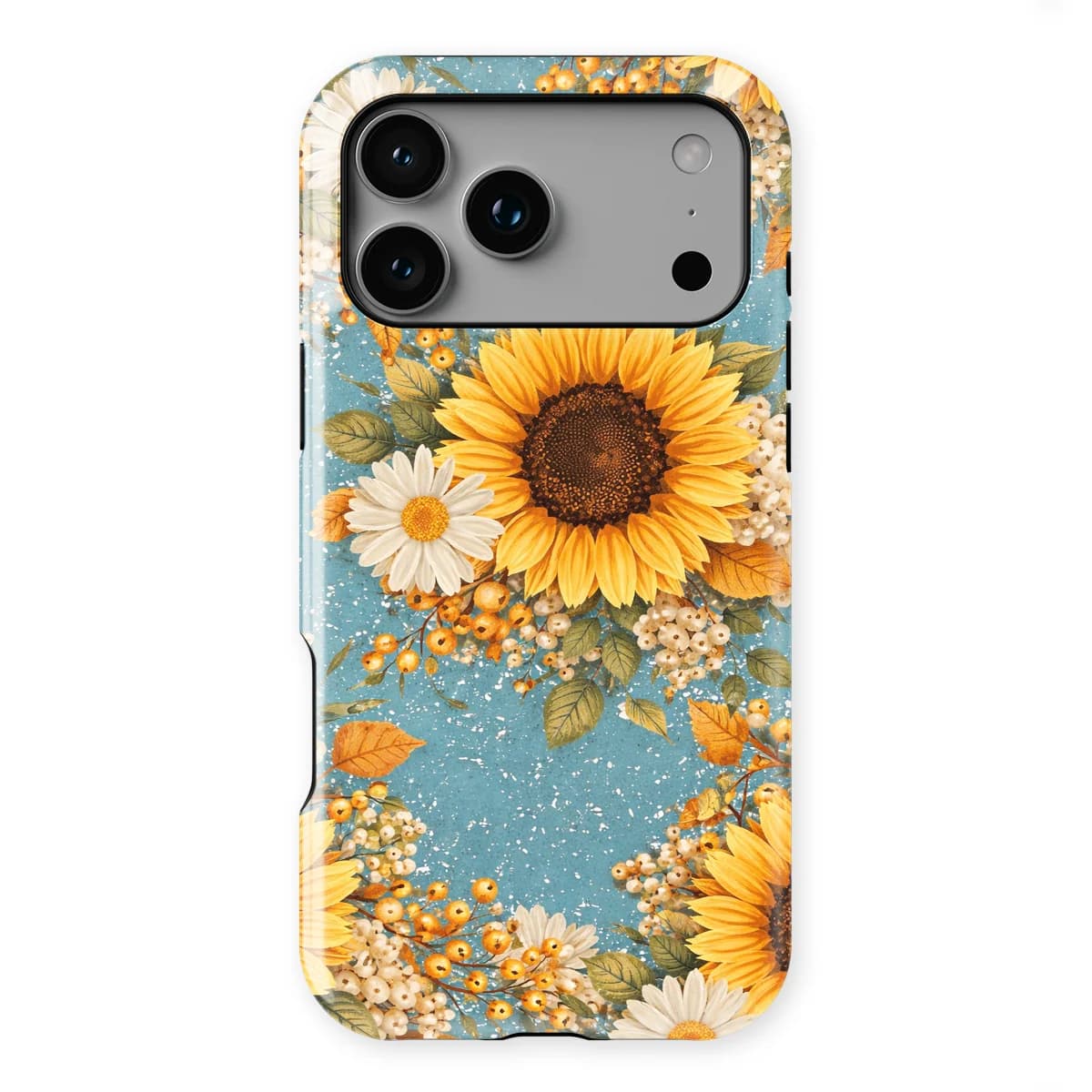 Bloom Collection - Sunflower Garden - Yellow/Multicolor for iPhone 17 Pro Max