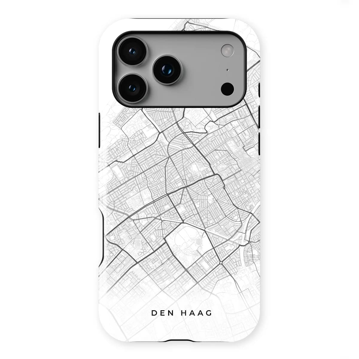 City Maps - Den Haag - Black/White for iPhone 17 Pro Max