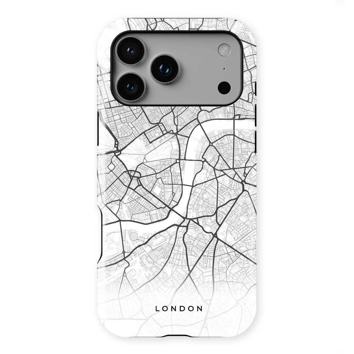 City Maps - London - Black/White for iPhone 17 Pro Max