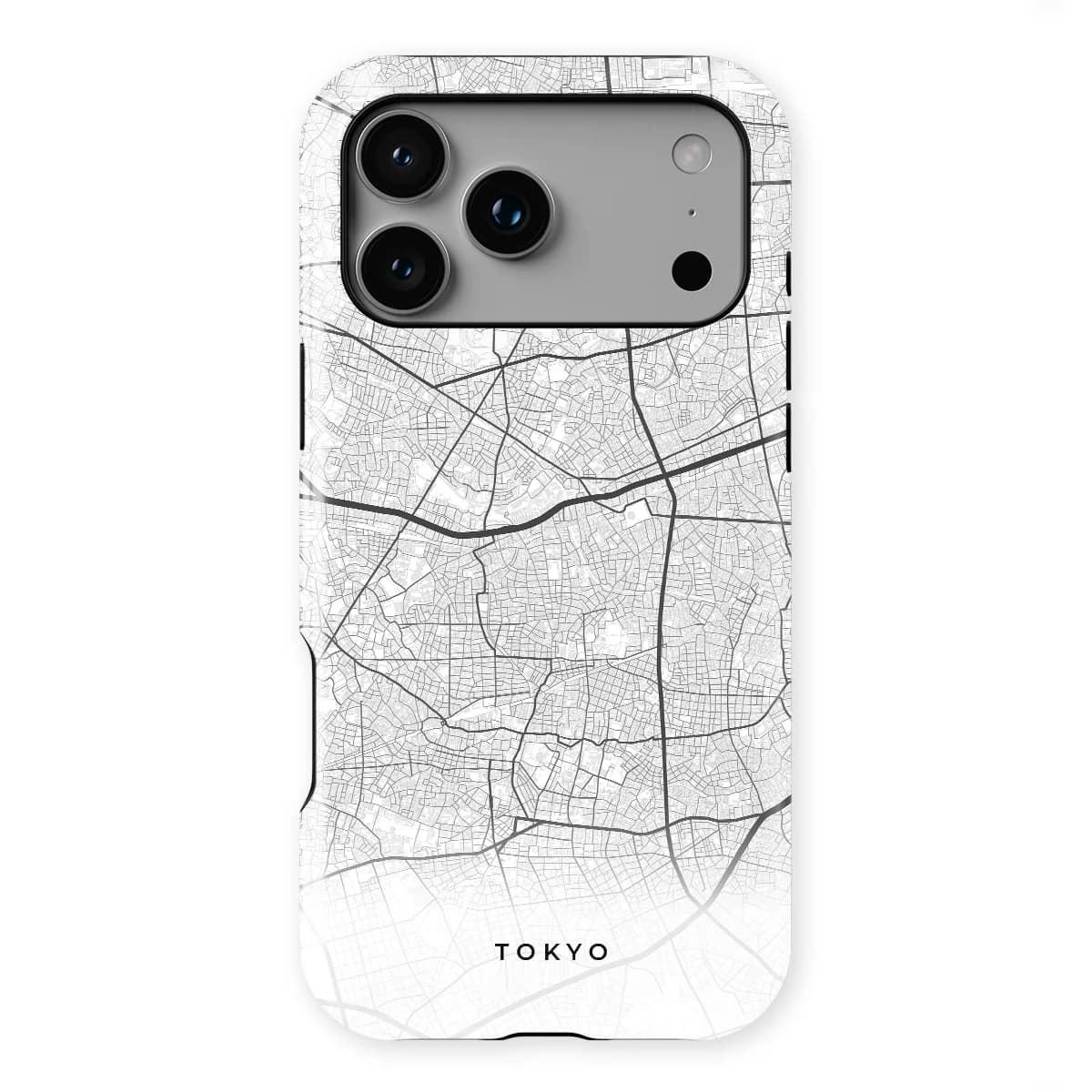 City Maps - Tokyo - Black/White for iPhone 17 Pro Max